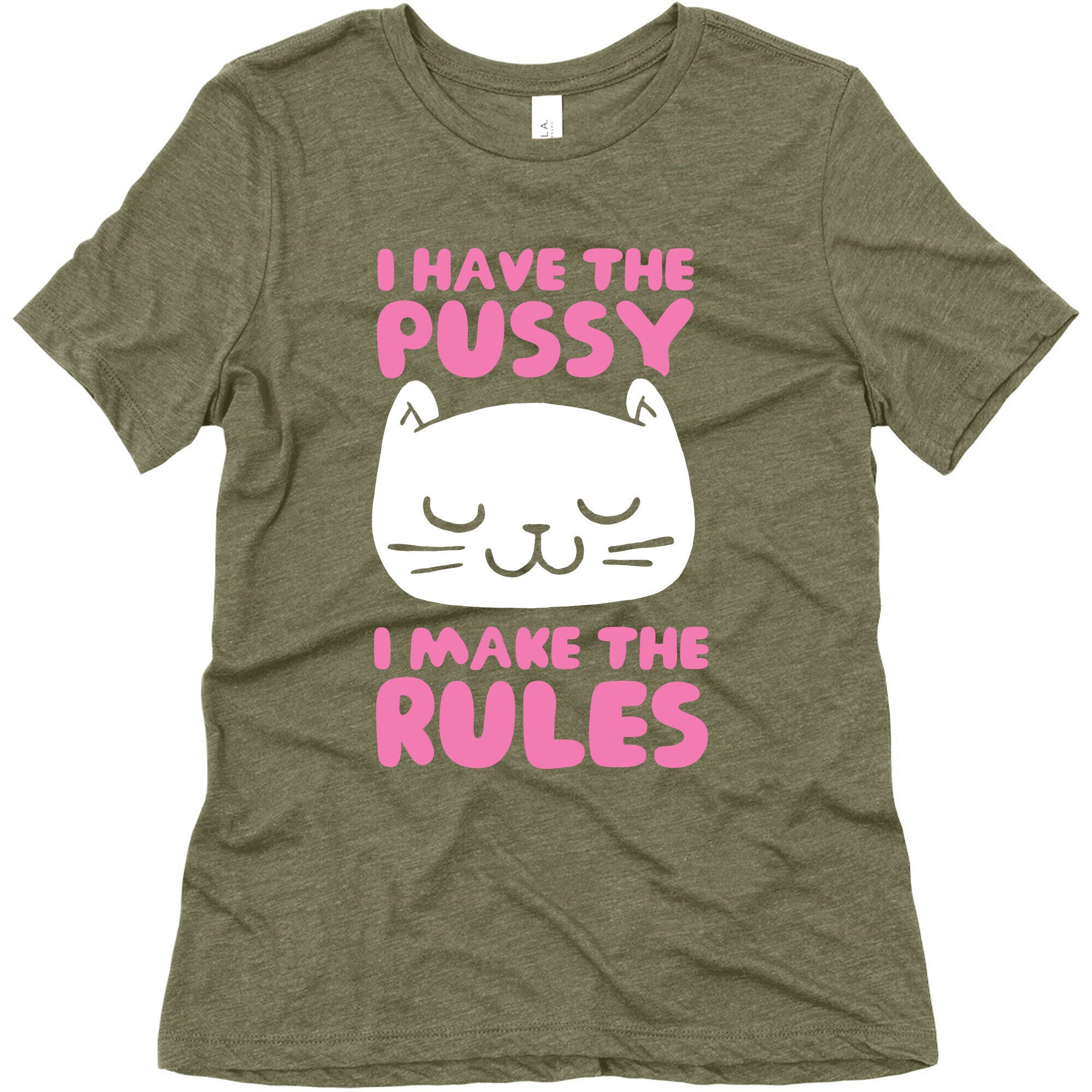 I Have The Pussy I Make The Rules Women's Triblend Tee